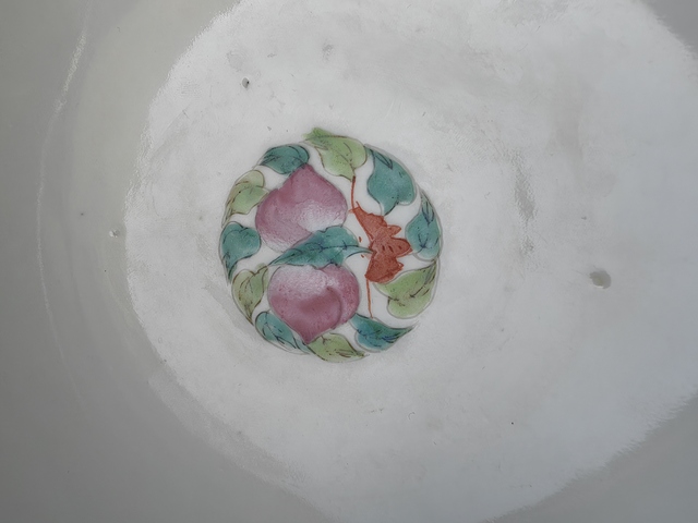古玩陶瓷粉彩花卉碗拍賣,當前價格5000元