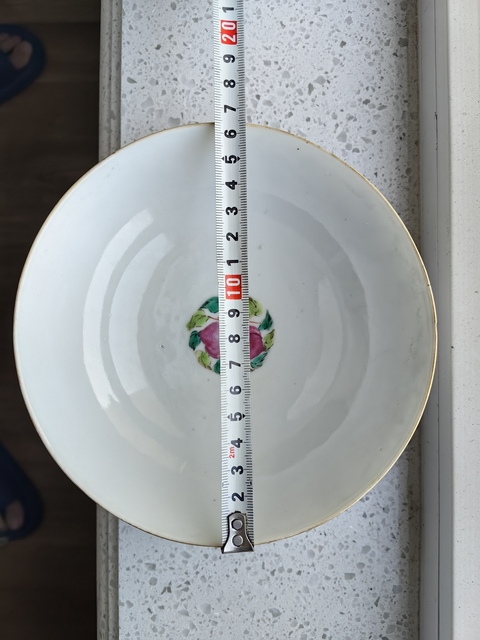 古玩陶瓷粉彩花卉碗拍賣,當前價格5000元