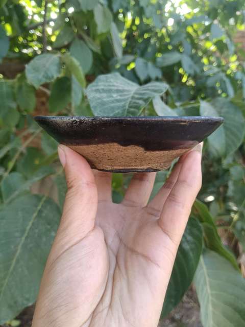 古玩陶瓷元末明初~窯變?nèi)f彩茶盞拍賣,當前價格3元