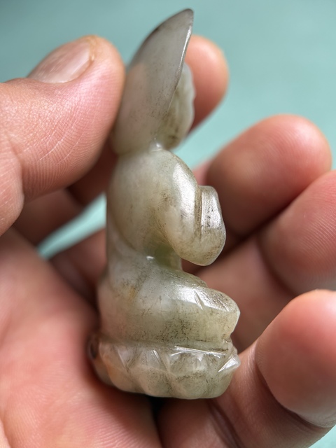 古玩玉器六朝玉佛像真品鑒賞圖