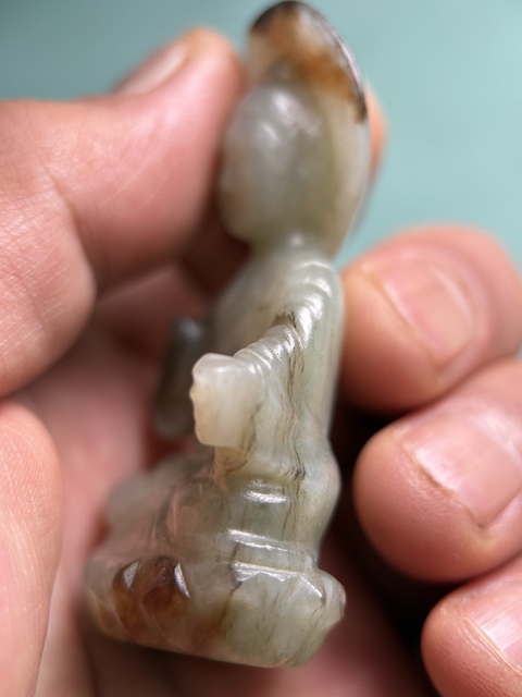 古玩玉器六朝玉佛像真品鑒賞圖