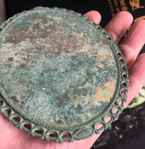 古玩銅器銅鏡真品鑒賞圖