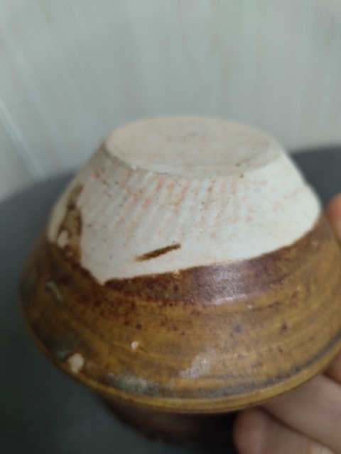 古玩陶瓷贛州窯褐釉茶盞拍賣，當前價格1688元