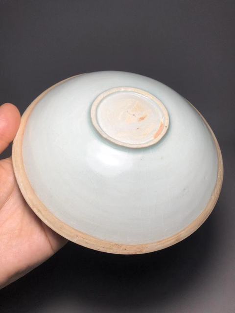 古玩陶瓷宋，湖田窯影青釉六出筋雙魚盤拍賣，當(dāng)前價(jià)格4000元