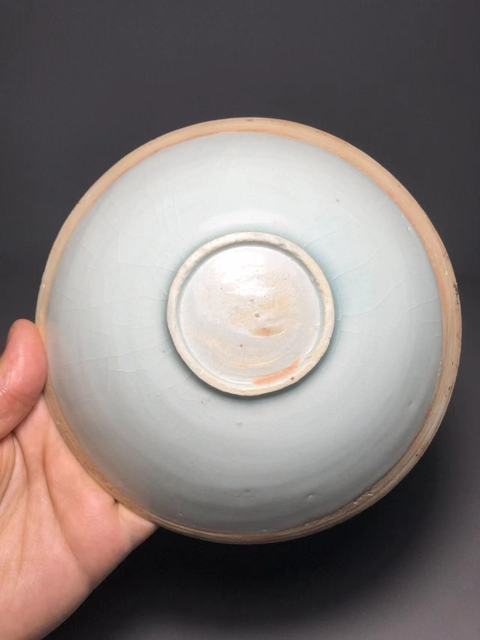 古玩陶瓷宋，湖田窯影青釉六出筋雙魚盤拍賣，當(dāng)前價(jià)格4000元