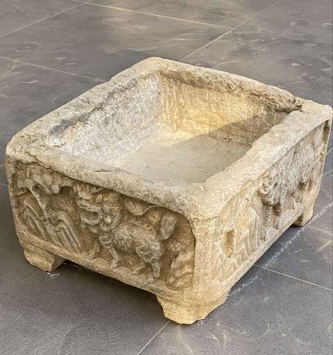 古玩雜項(xiàng)青石盆真品鑒賞圖