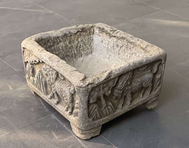 古玩雜項(xiàng)青石盆真品鑒賞圖