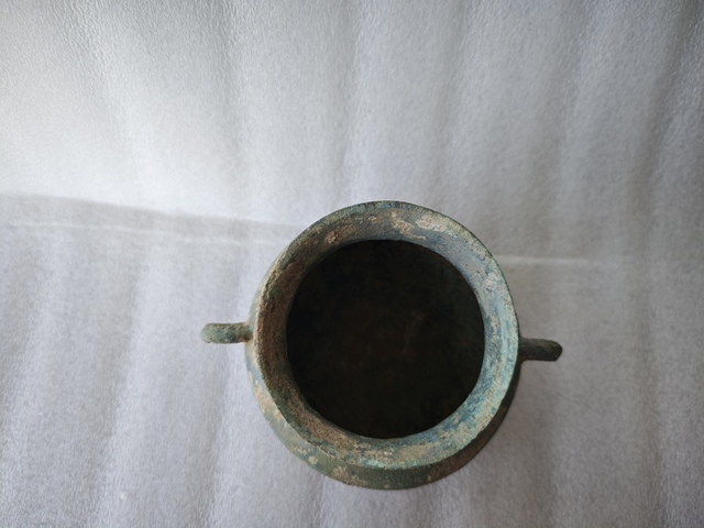 古玩銅器青銅釜真品鑒賞圖