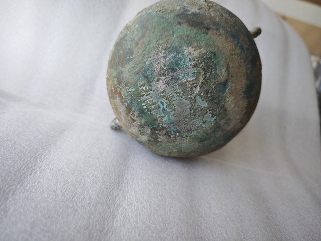 古玩銅器青銅釜真品鑒賞圖