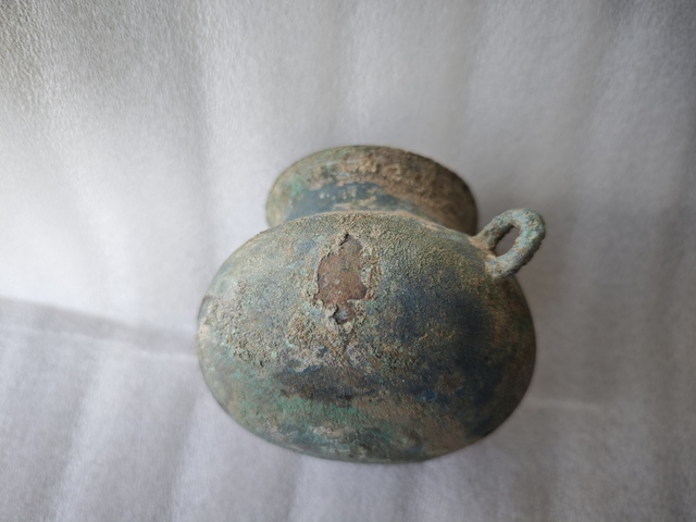 古玩銅器青銅釜真品鑒賞圖
