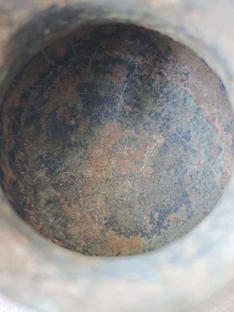 古玩銅器青銅釜真品鑒賞圖