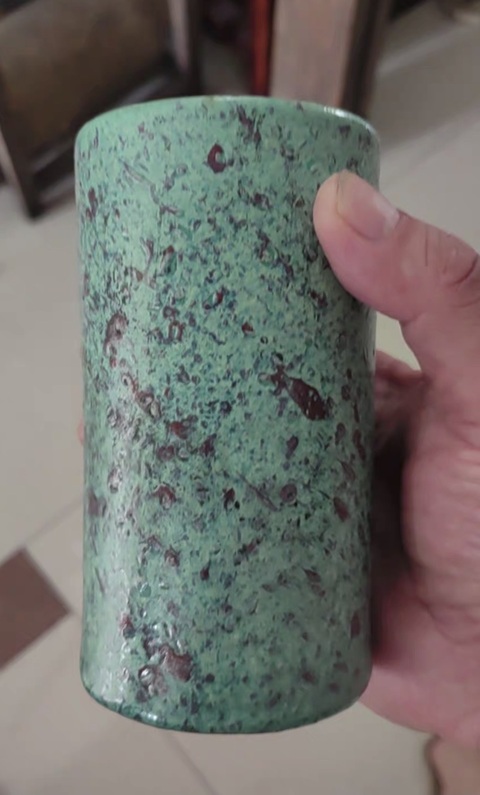 古玩陶瓷爐鈞釉筆筒拍賣，當前價格2000元