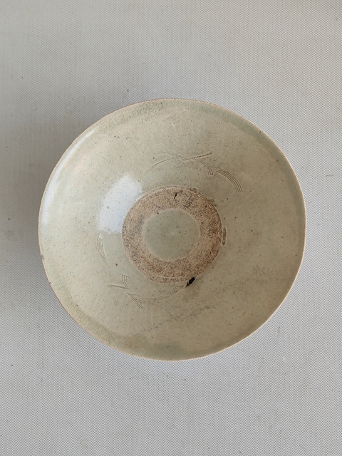 古玩陶瓷青白釉刻花斗笠碗拍賣,當(dāng)前價(jià)格580元