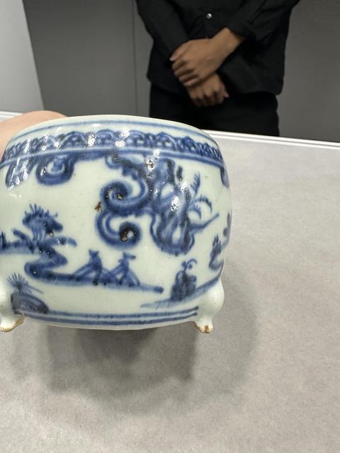 古玩陶瓷青花爐真品鑒賞圖