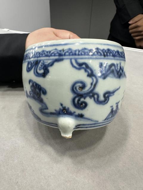 古玩陶瓷青花爐真品鑒賞圖