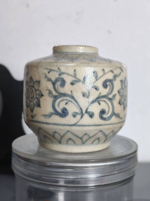古玩陶瓷元末明初青花罐拍賣，當前價格1288元