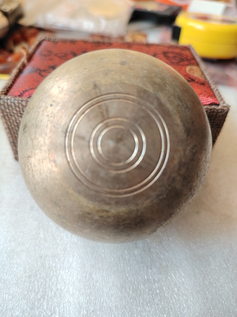 古玩雜項銅磬真品鑒賞圖