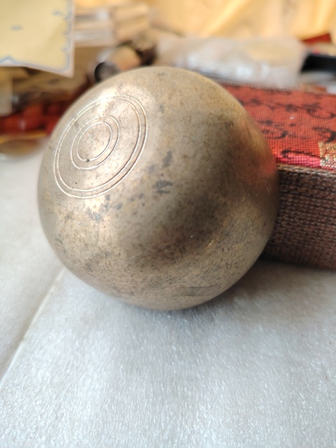 古玩雜項銅磬真品鑒賞圖