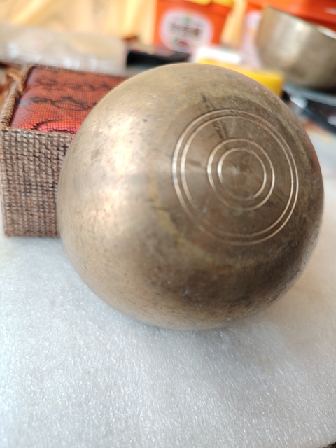 古玩雜項銅磬真品鑒賞圖