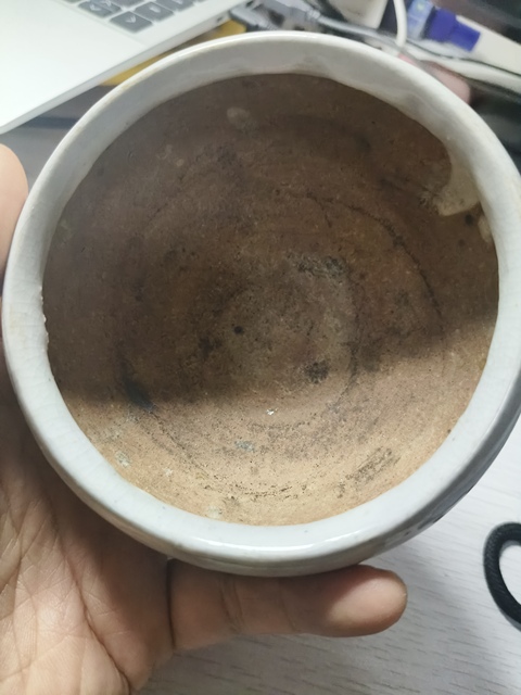 古玩陶瓷石灣窯哥釉三足爐真品鑒賞圖