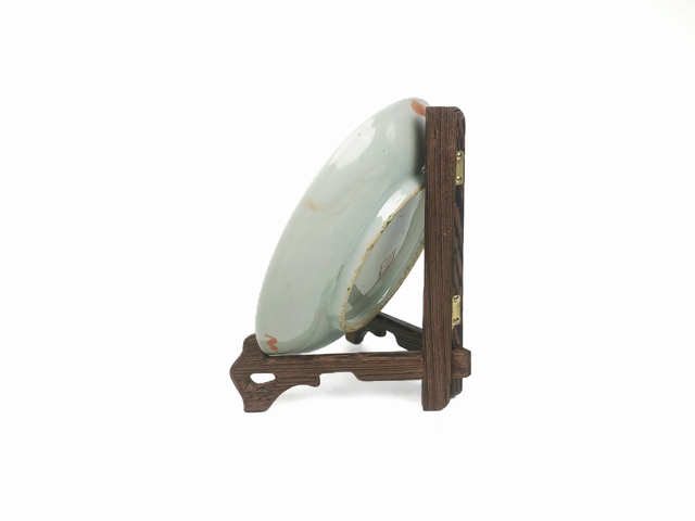 古玩陶瓷清晚期·粉彩團(tuán)壽盤真品鑒賞圖