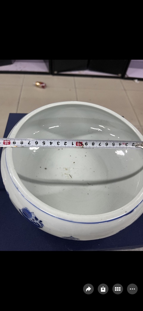 古玩陶瓷博古圖青花香爐拍賣,當前價格26000元