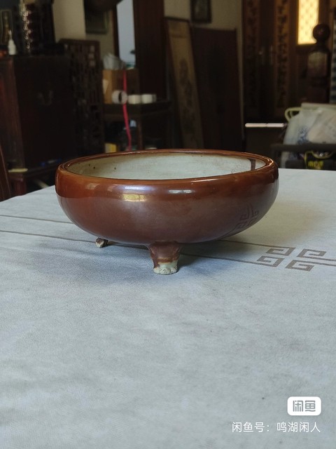 古玩陶瓷紫金釉香爐拍賣,當前價格6000元