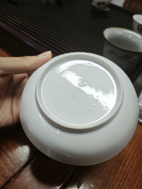 古玩陶瓷青花人物故事紋盤真品鑒賞圖
