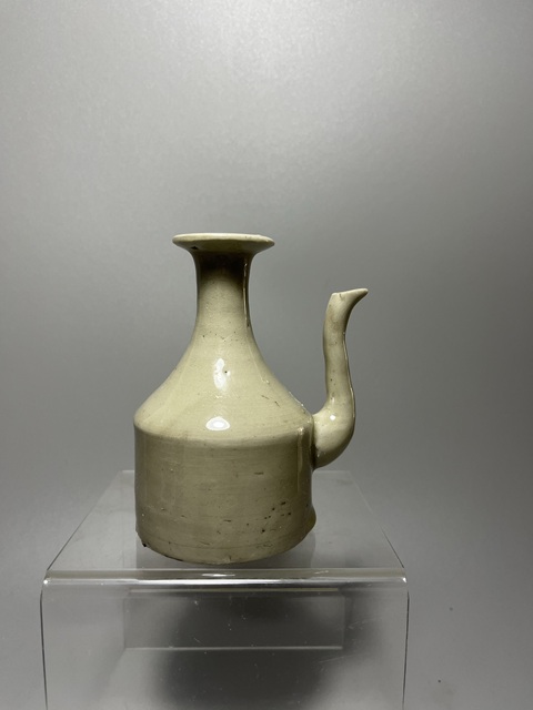 古玩陶瓷白釉酒壺真品鑒賞圖