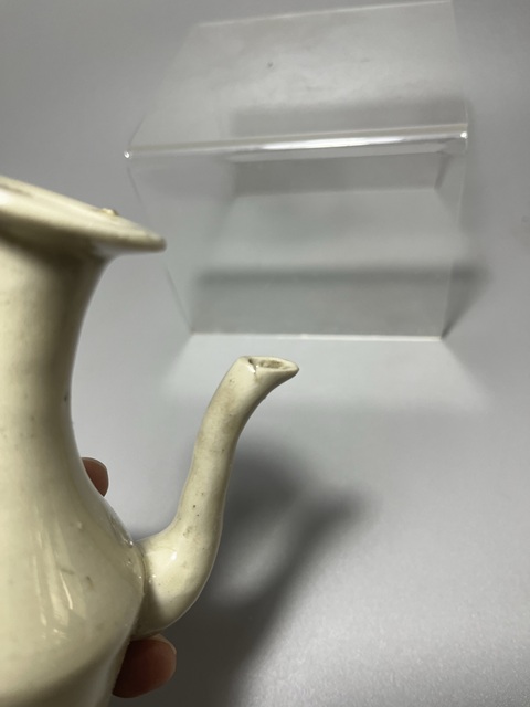 古玩陶瓷白釉酒壺真品鑒賞圖