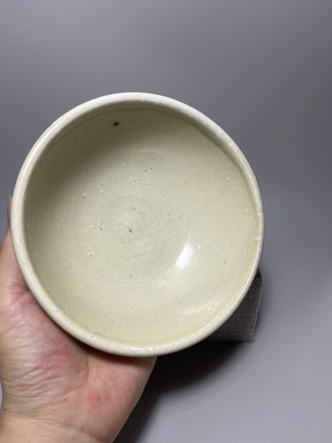 古玩陶瓷青白釉高足碗真品鑒賞圖
