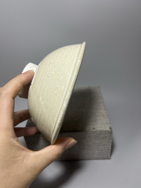 古玩陶瓷青白釉高足碗真品鑒賞圖