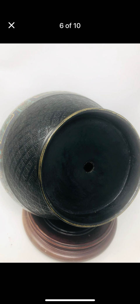 古玩銅器銅瓶真品鑒賞圖