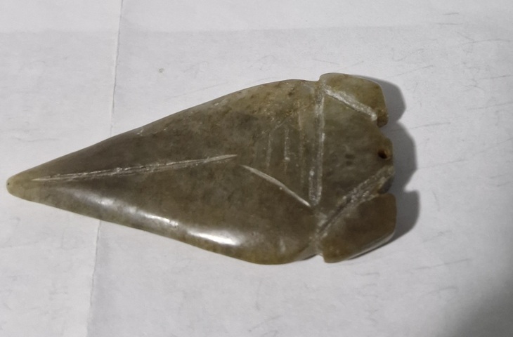 古玩玉器玉蟬真品鑒賞圖