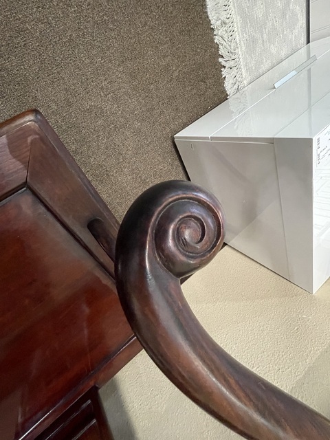 古玩雜項牛角椅真品鑒賞圖