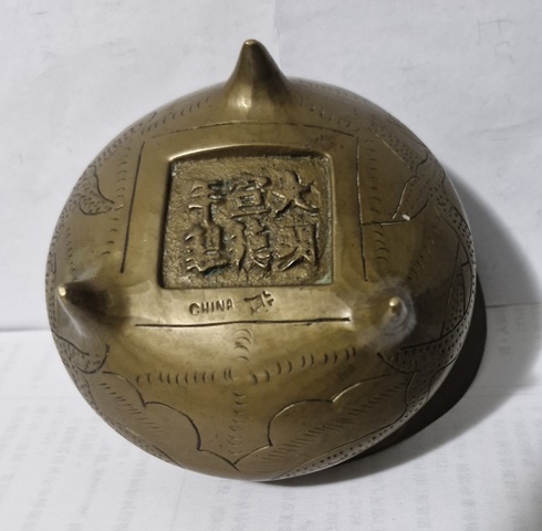 古玩銅器爐子真品鑒賞圖