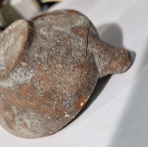 古玩陶瓷陶油燈真品鑒賞圖