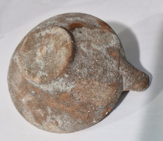 古玩陶瓷陶油燈真品鑒賞圖