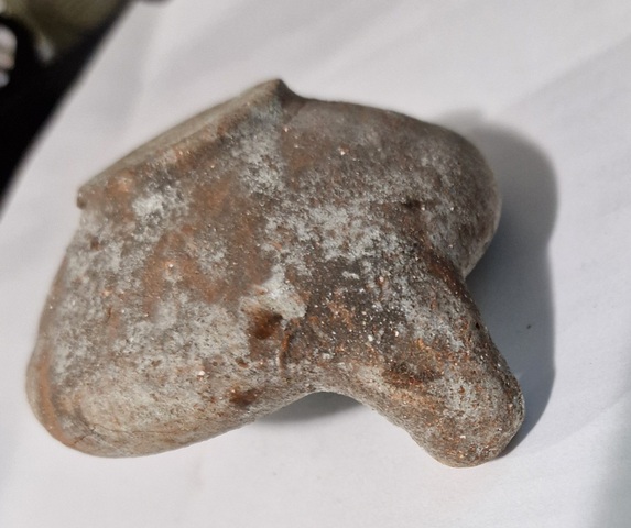 古玩陶瓷陶油燈真品鑒賞圖