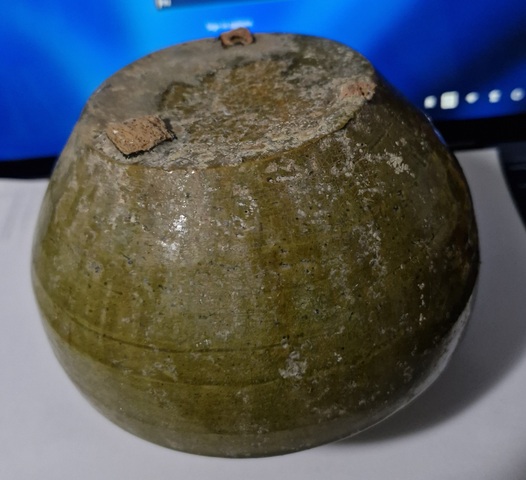 古玩陶瓷漢代綠釉罐真品鑒賞圖