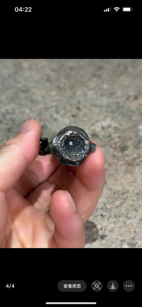 古玩銅器印度菩薩像真品鑒賞圖