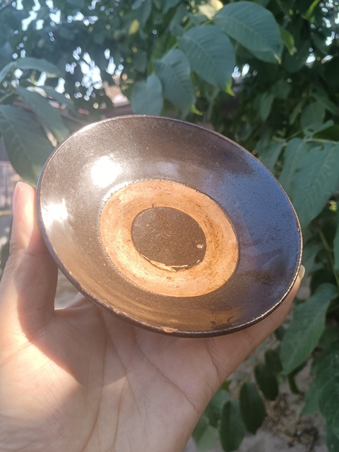 古玩陶瓷澀圈圈足疊燒工藝碗真品鑒賞圖