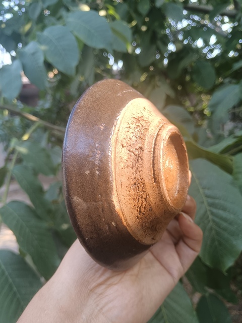 古玩陶瓷澀圈圈足疊燒工藝碗真品鑒賞圖