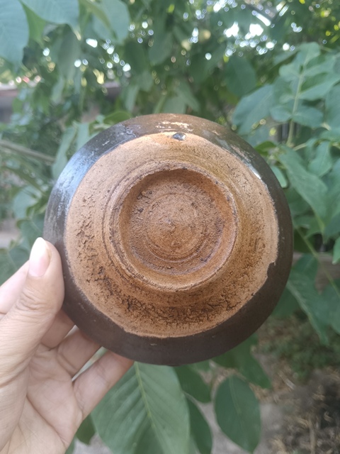 古玩陶瓷澀圈圈足疊燒工藝碗真品鑒賞圖