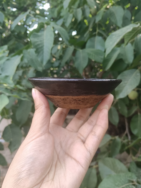 古玩陶瓷澀圈圈足疊燒工藝碗真品鑒賞圖