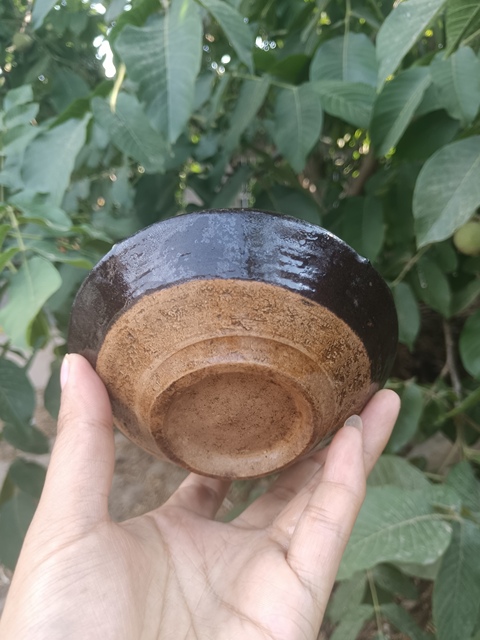 古玩陶瓷澀圈圈足疊燒工藝碗真品鑒賞圖