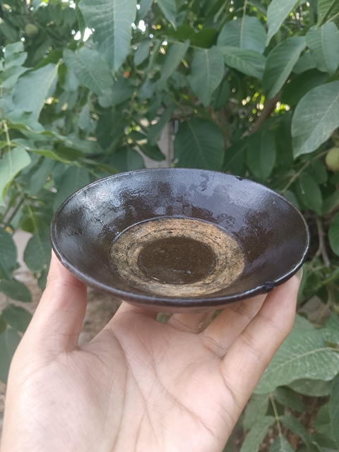 古玩陶瓷澀圈圈足疊燒工藝碗真品鑒賞圖
