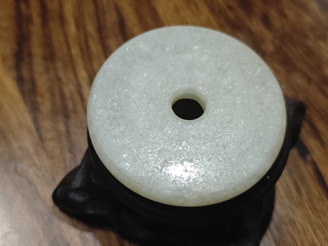 古玩玉器清.翡翠璧拍賣,當前價格2900元