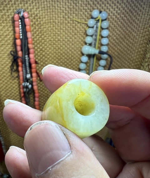 古玩玉器玉勒子真品鑒賞圖
