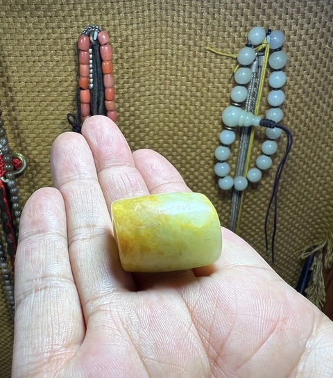古玩玉器玉勒子真品鑒賞圖